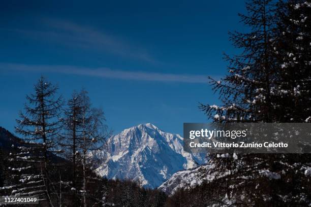 General view of the Gran Paradiso on February 04, 2019 in UNSPECIFIED, Italy.