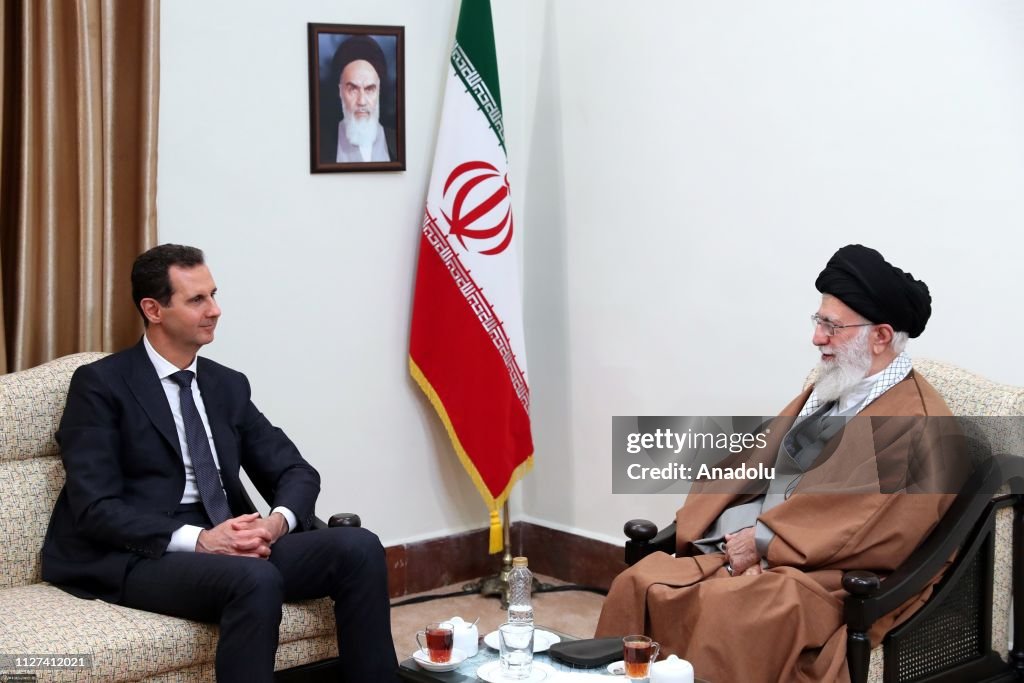 Khamenei - Assad meeting