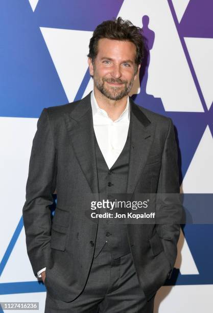 Bradley Cooper attends the 91st Oscars Nominees Luncheon at The Beverly Hilton Hotel on February 04, 2019 in Beverly Hills, California.