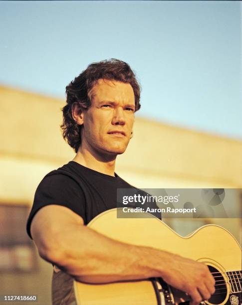 Country music legend Randy Travis poses for a portrait session in Los Angeles, California.