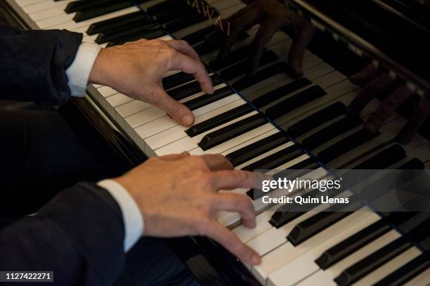 Spanish pianist Rosa Torres-Pardo poses for a portrait session before the press conference for the recital ‘Musica entre amigas’ at La Zarzuela...