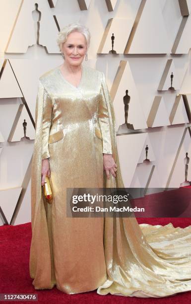 Glenn Close attends the 91st Annual Academy Awards at Hollywood and Highland on February 24, 2019 in Hollywood, California.