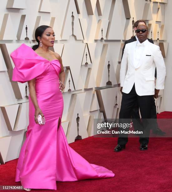 Angela Bassett and Courtney B. Vance attend the 91st Annual Academy Awards at Hollywood and Highland on February 24, 2019 in Hollywood, California.