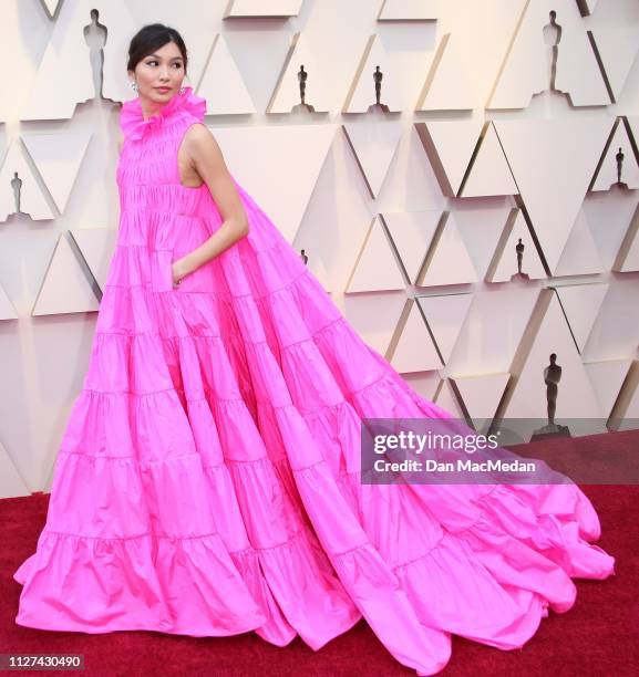 Gemma Chan attends the 91st Annual Academy Awards at Hollywood and Highland on February 24, 2019 in Hollywood, California.