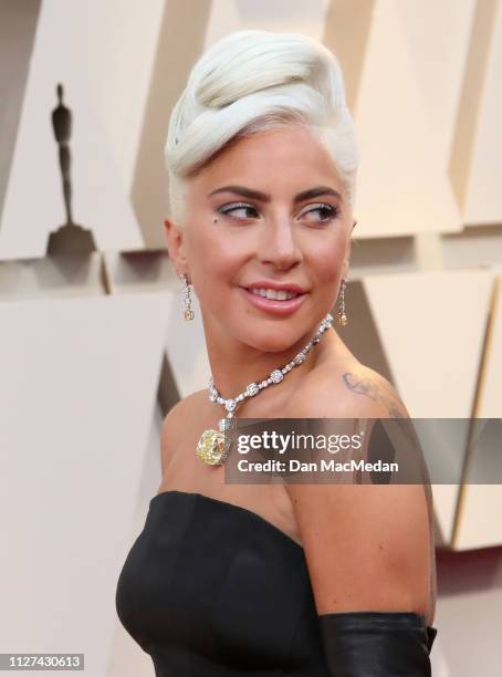 Lady Gaga attends the 91st Annual Academy Awards at Hollywood and Highland on February 24, 2019 in Hollywood, California.