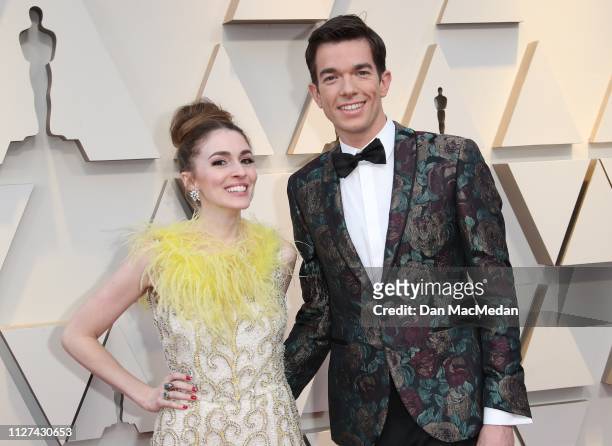 Annamarie Tendler and John Mulaney attend the 91st Annual Academy Awards at Hollywood and Highland on February 24, 2019 in Hollywood, California.