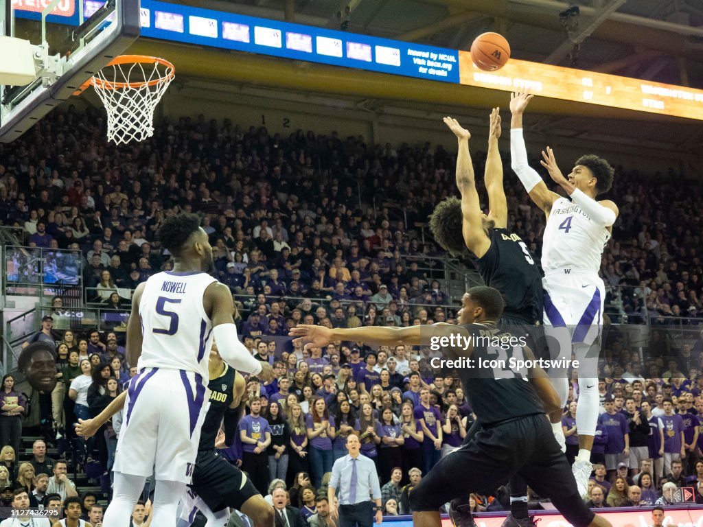 COLLEGE BASKETBALL: FEB 23 Colorado at Washington