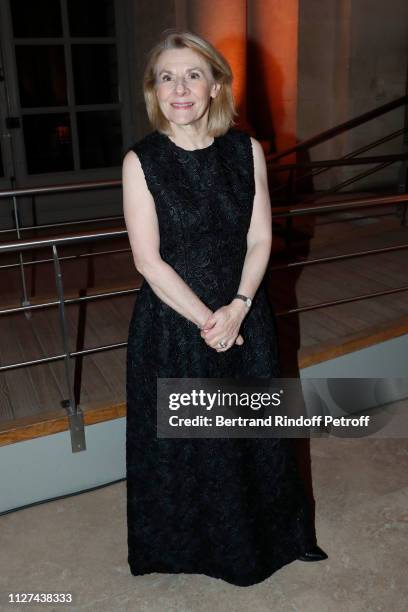 President of Castle of Versailles Catherine Pegard attends the 19th Gala Evening of the "Paris Charter Against Cancer" under the patronage of UNESCO...