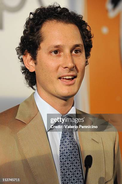 John Jacob Philip Elkann attends during the "Eni" Opening Exhibition at the Pinacoteca Agnelli on April 20, 2011 in Turin, Italy.