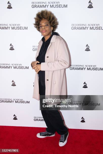 Macy Gray attends the Women and Music Panel at the GRAMMY Museum on February 04, 2019 in Los Angeles, California.