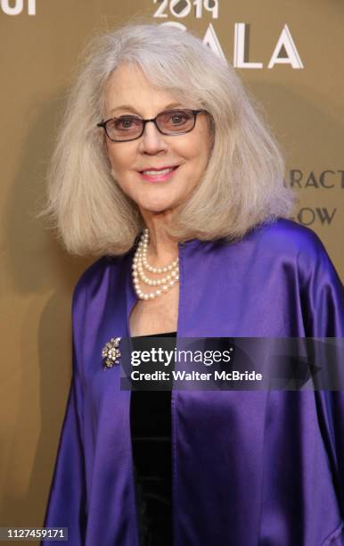 Blythe Danner attends the Roundabout Theatre Company's 2019 Gala honoring John Lithgow at the Ziegfeld Ballroom on February 25, 2019 in New York City.