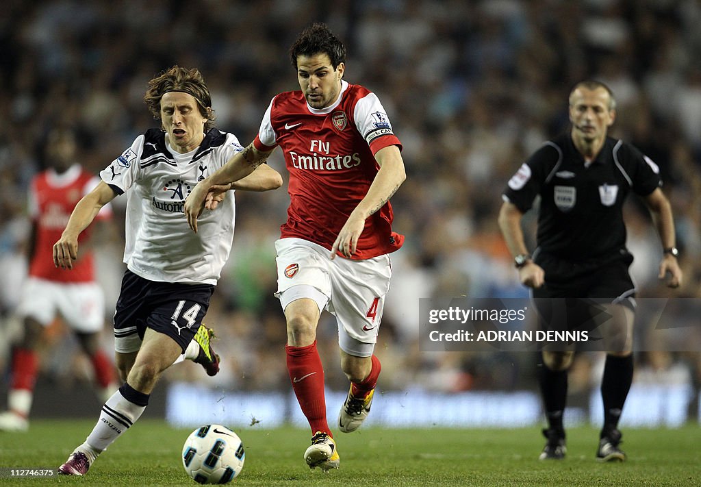 Tottenham Hotspurs' Croatian player Luka