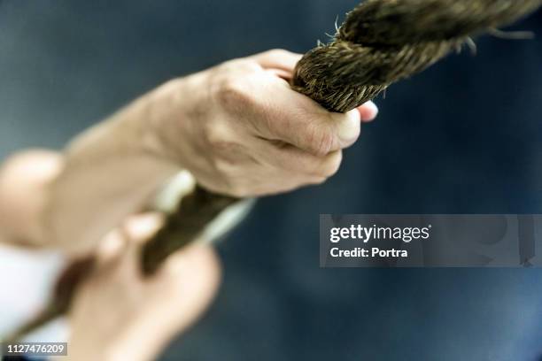 Hand Letting Rope Go Hands Rope Photos and Premium High Res Pictures - Getty Images