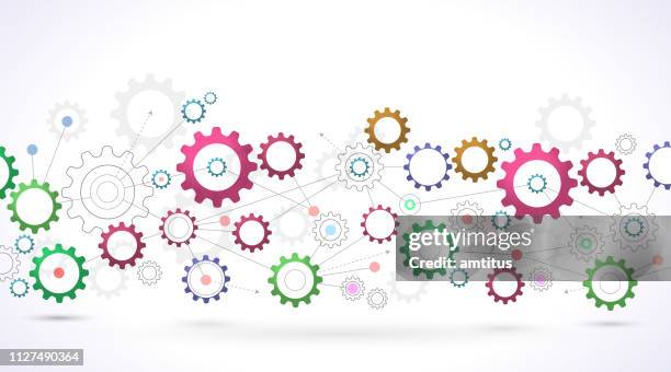 Cogs Network Design High-Res Vector Graphic - Getty Images