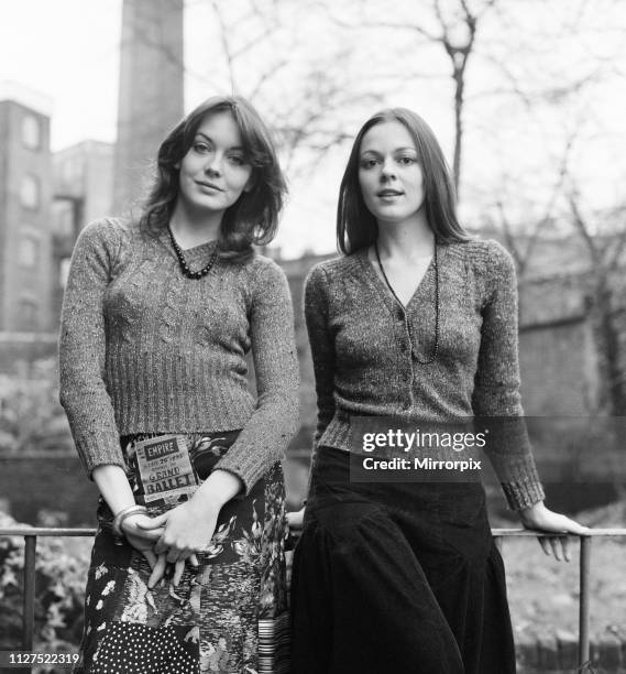 Lesley Anne Down and Jacqueline Tong, British actresses who will be starring in the new series of Upstairs, Downstairs for London Weekend Television,...