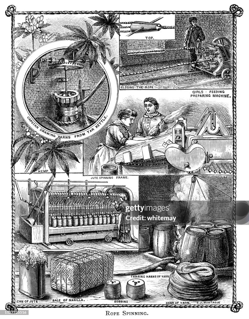 Nineteenth century rope-making