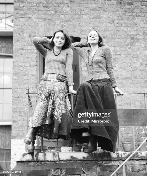 Lesley Anne Down and Jacqueline Tong, British actresses who will be starring in the new series of Upstairs, Downstairs for London Weekend Television,...