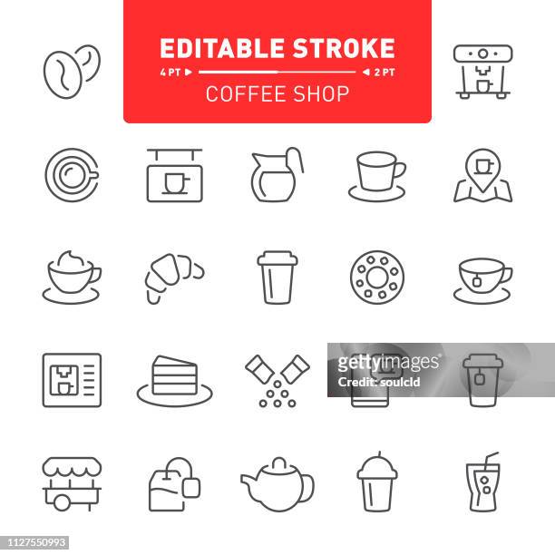 coffee-shop symbole - teebeutel stock-grafiken, -clipart, -cartoons und -symbole