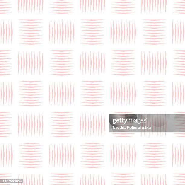 seamless abstract background pattern - pink red wallpaper - vector illustration - wicker stock illustrations