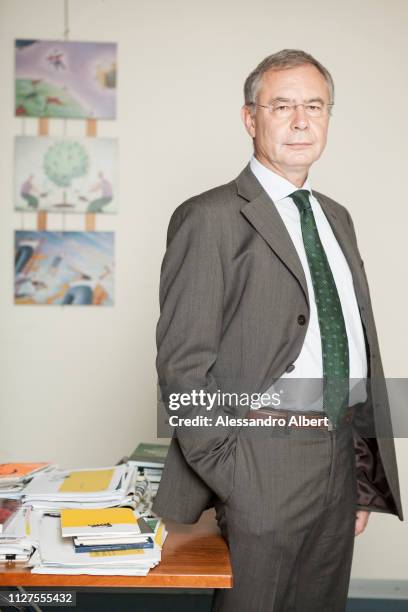 President of Ferrovie dello Stato Italiane Gianluigi Castelli poses for a portrait on October, 2013 in Milan, Italy.