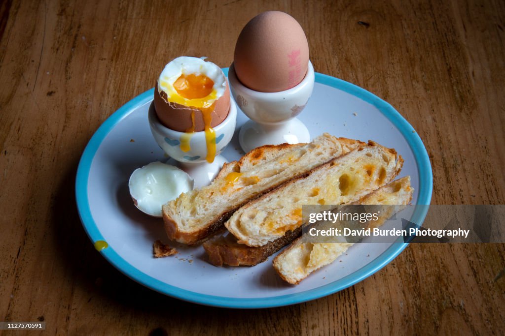 Bolied Eggs With Soldiers