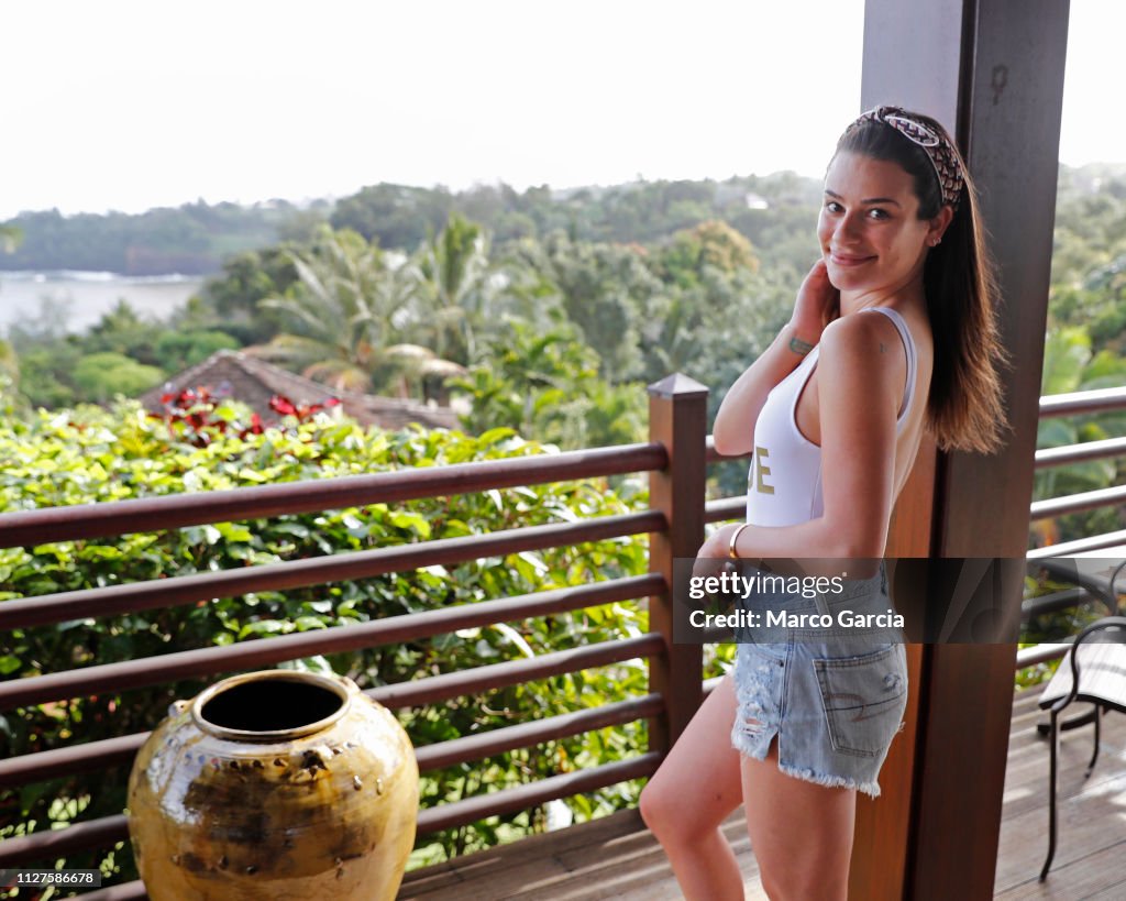 Lea Michele Enjoys Bachelorette Getaway At A Booking.com Luxury Villa