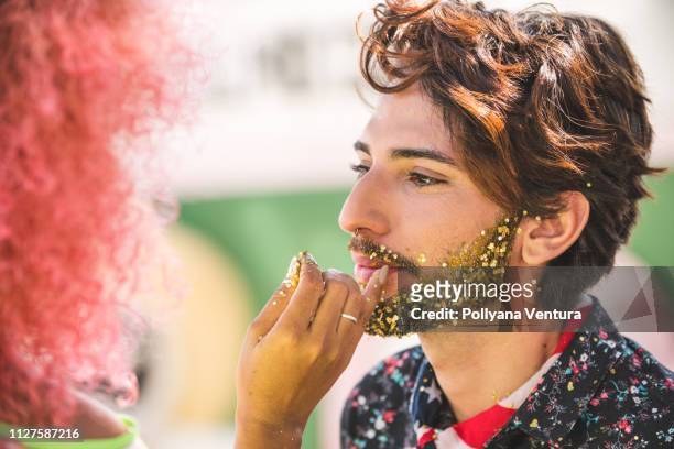 brazilian carnival - festival make up stock pictures, royalty-free photos & images