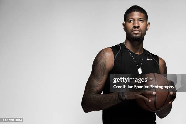 Basketball player Paul George is photographed for Stack Magazine on July 12, 2016 in Thousand Oaks, California. PUBLISHED IMAGE.