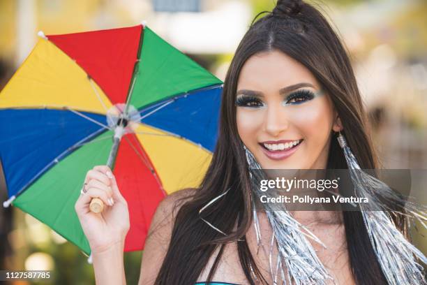 frevo dancer - carnaval woman stock pictures, royalty-free photos & images