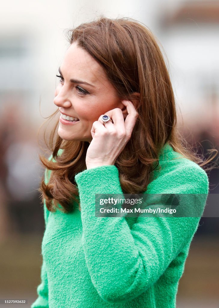 The Duchess Of Cambridge Visits Schools In Support Of Children's Mental Health