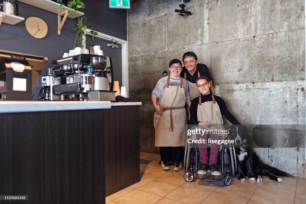 Small business family created for disable people