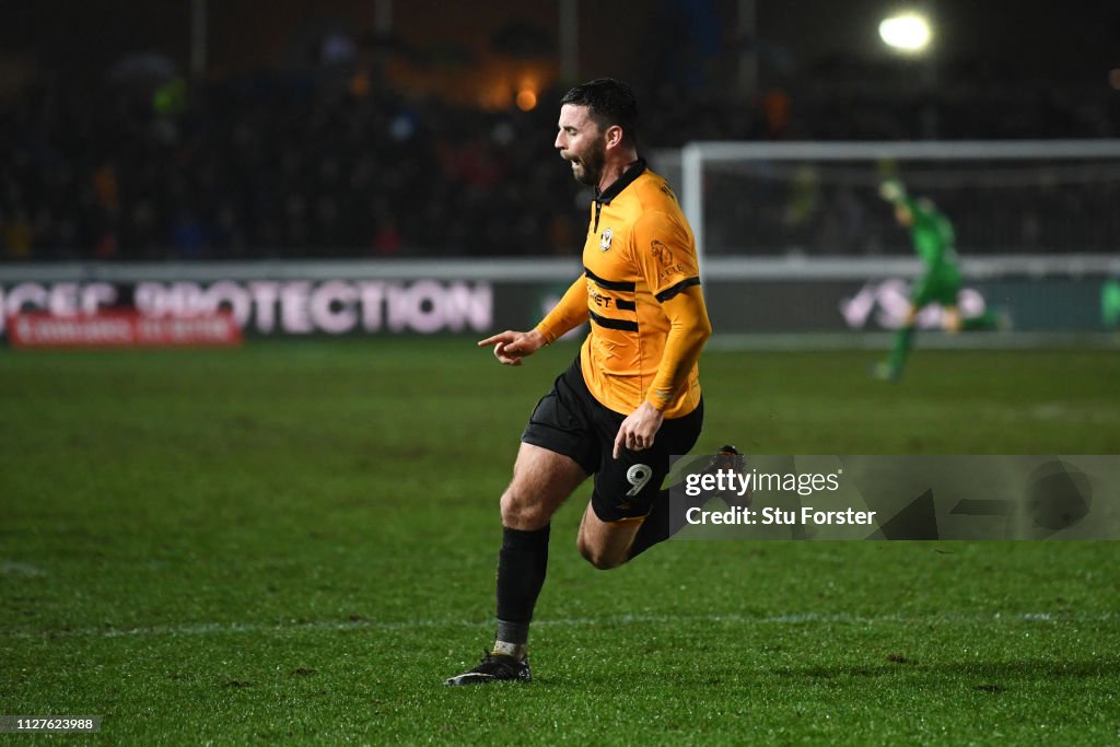 Newport County AFC v Middlesbrough - FA Cup Fourth Round Replay