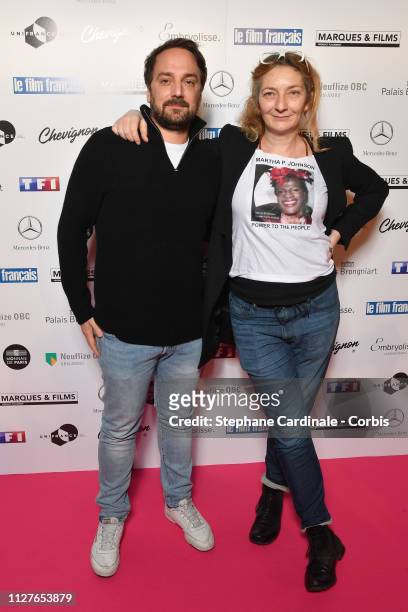 Actress Corinne Masiero attends the 26th "Trophees Du Film Francais" Photocall at Palais Brongniart on February 05, 2019 in Paris, France.
