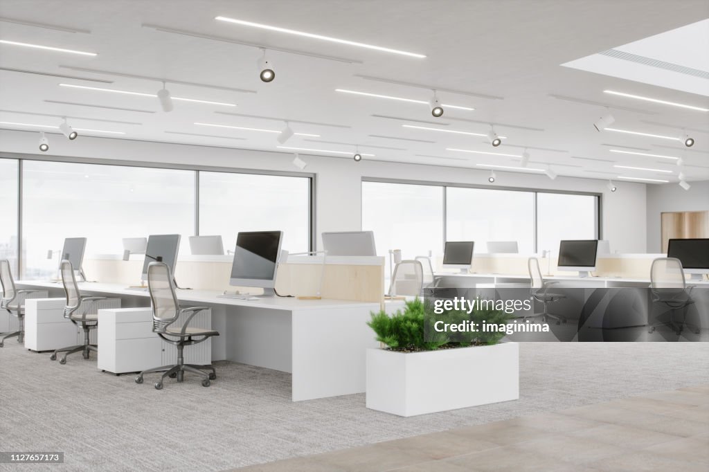Espaço de escritório moderno