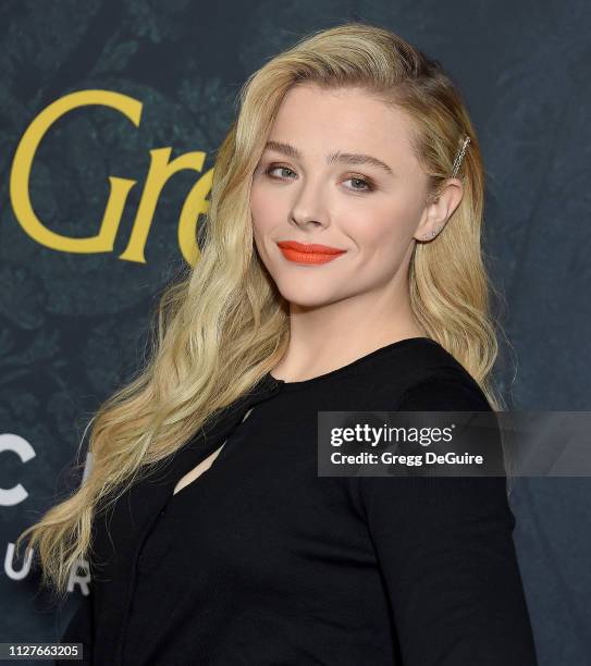 Chloe Grace Moretz attends the Premiere Of Focus Features' "Greta" at ArcLight Hollywood on February 26, 2019 in Hollywood, California.