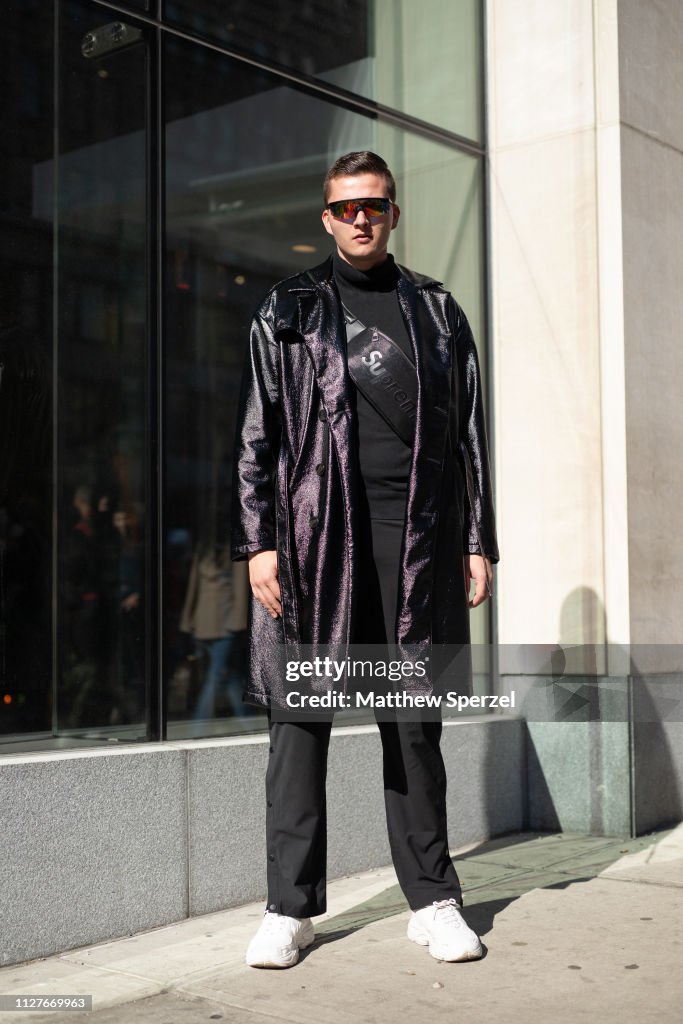 Street Style - New York Fashion Week: Men's