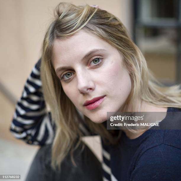 French actress Melanie Laurent poses on April 13, 2011 in Toulouse, France.