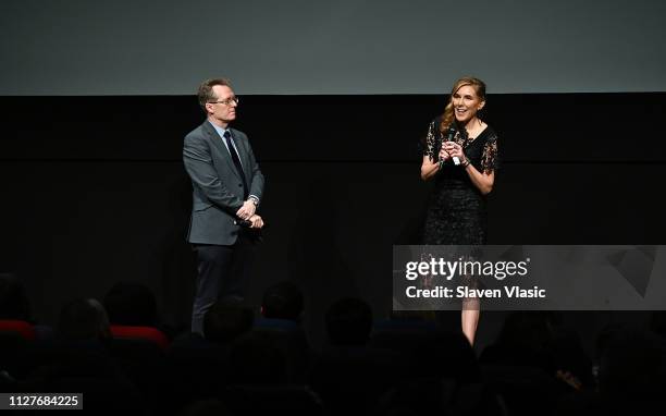 Host/film producer Thom Powers and director/executive producer Amy Berg introduce NY premiere of HBO's "The Case Against Adnan Syed" at PURE NON...