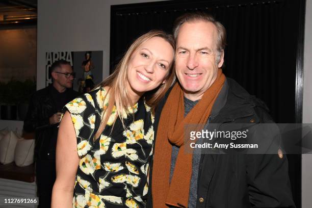 Anna Konkle and Bob Odenkirk attend the screening of "Pen15" at NeueHouse Hollywood on February 05, 2019 in Los Angeles, California.