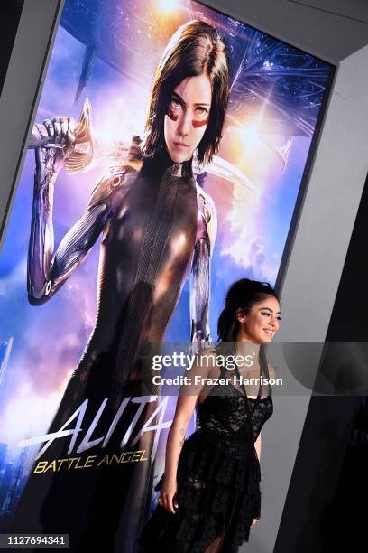 Rosa Salazar attends the Premiere Of 20th Century Fox's "Alita: Battle Angel" at Westwood Regency Theater on February 05, 2019 in Los Angeles,...