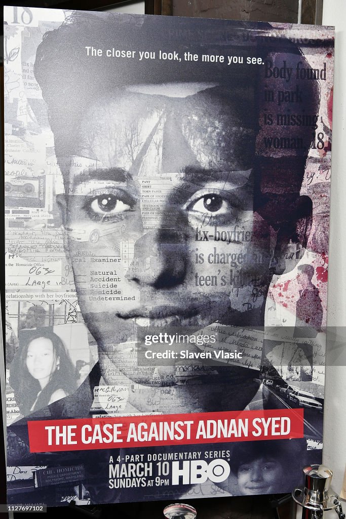 NY Premiere Of HBO's "The Case Against Adnan Syed" At PURE NON FICTION