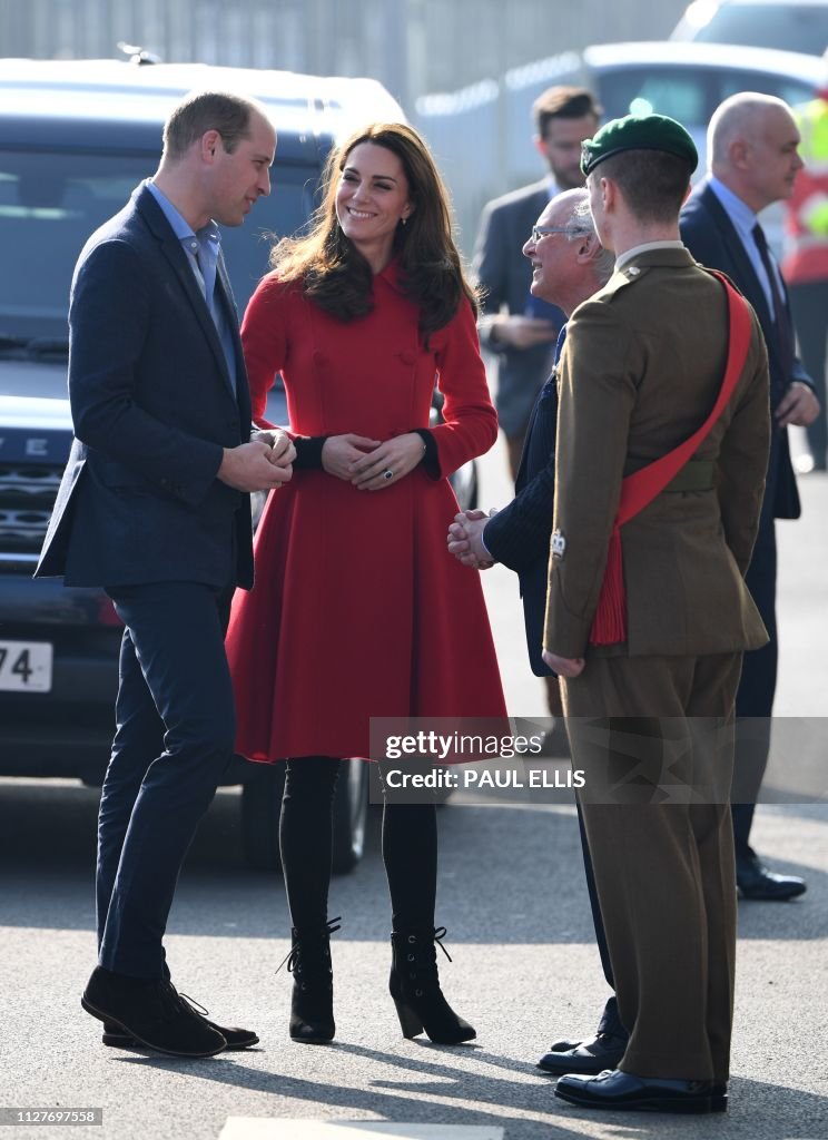 BRITAIN-ROYALS-NIRELAND