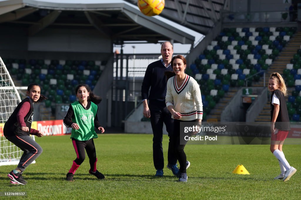 Duke And Duchess Of Cambridge Visit Northern Ireland - Day One