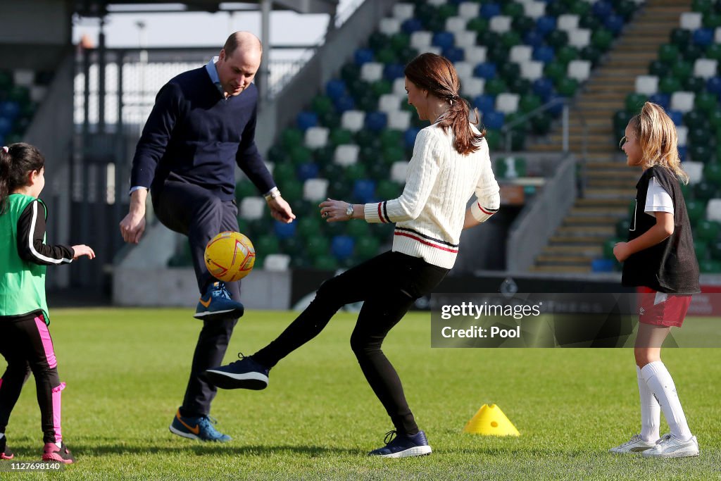 Duke And Duchess Of Cambridge Visit Northern Ireland - Day One