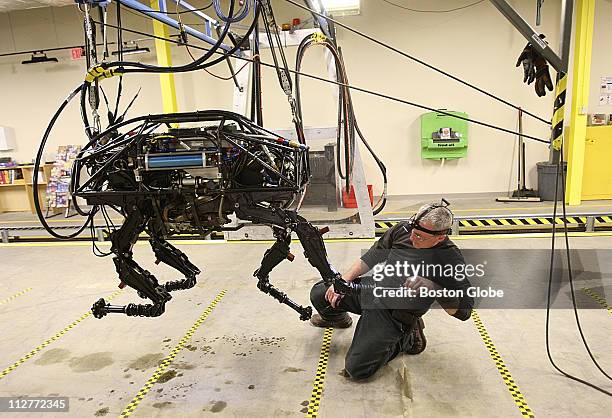 BigDog robot at Boston Dynamics. Innovation Economy column on local robotics company called Boston Dynamics, which mainly does military contracting...