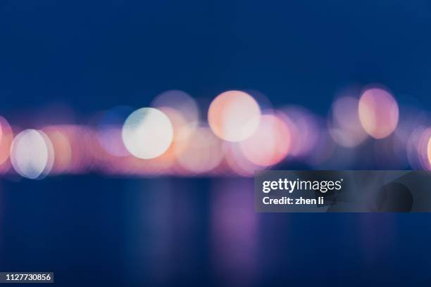 street lights of urban city street at night - image effect stock pictures, royalty-free photos & images