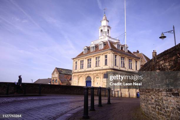 The 17th century Custom House is seen at the former harbour area Purfleet Quay on February 06, 2019 in King's Lynn, England. The Custom House opened...