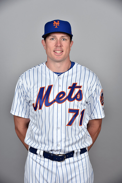 Ryan Rourke Ryan O'Rourke of the New York Mets poses during Photo Day on... News ...