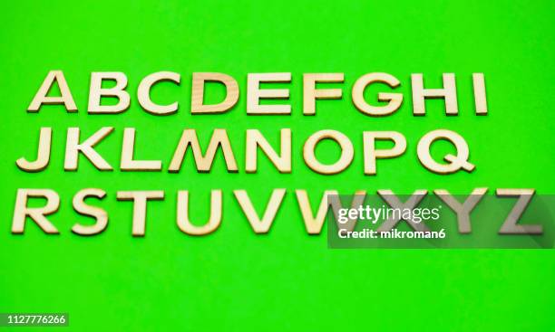 the british alphabet letters - m a c stock pictures, royalty-free photos & images