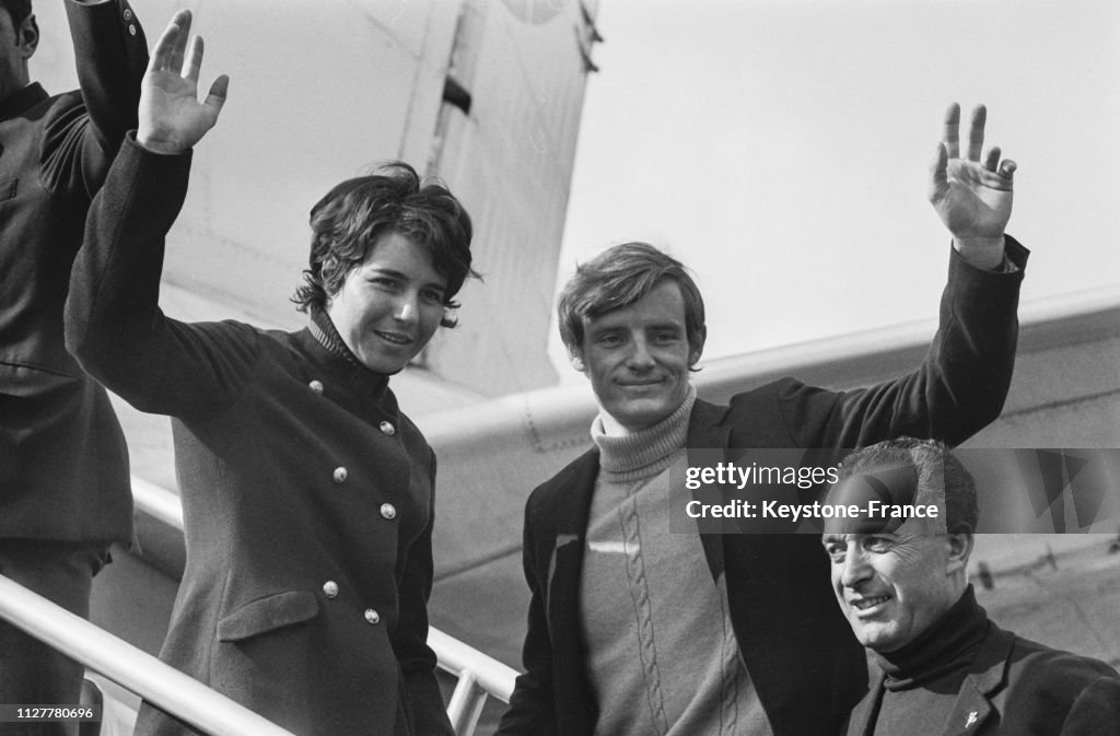 Marielle Goitschel et Jean-Claude Killy